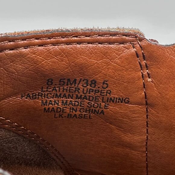 Lucky Brand Basel Suede Flat Bootie in light brown - Picture 8 of 15